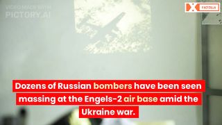 Russia Bombers at air base near Ukraine