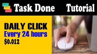 Task done Daily Clicks || Simply   on Mobile and Earn on Every Clicks  || Earn from Mobile