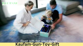 Kaufam Gun Toy Gift for Boys and Girls Moving Shooting Target