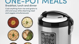Aroma house wares ARC Touch Rice Grain Cooker and Food Streamer