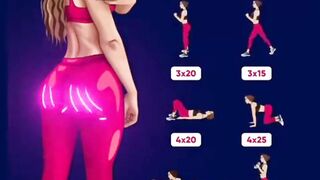 Fitness workout exercises