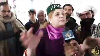 Imran Khan ko saprt Karn wali hhatoon