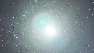 Night amazing rainfall