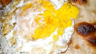 Paratha and Egg in Breakfast