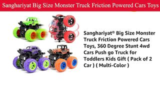 Sanghariyat Big Size Monster Truck Friction Powered Cars Toys