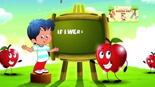 If I Were An Apple - English Nursery Rhymes - Cartoon/Animated Rhymes For Kids