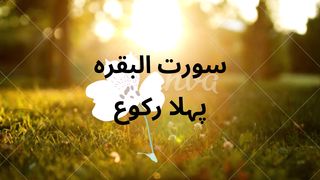 Relaxing Recitation | سورت البقرہ | Tilawat