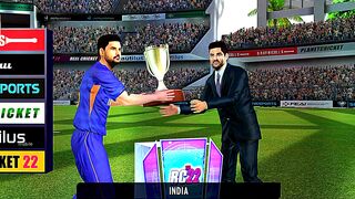 India Emerges Champion in Intense T20 Series Cup Battle In Real Cricket22 gameplay