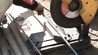 cutting the iron
