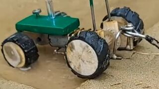Diy Tractor Stuck In Mud With Vital Tea .  Mini Science project