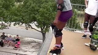 My_very_first_drop_in_at_Mount_Trashmore_13ft_vert_ramp..