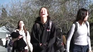 Funny WET FART Prank on Campus!!