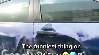 I found funny moment on Google maps  googleearth googlemaps
