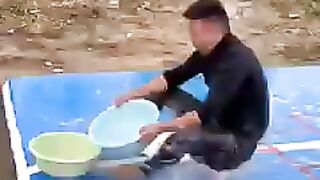 Funny summer water game