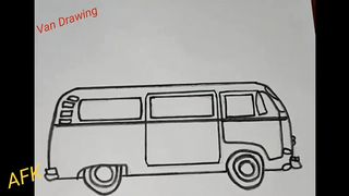 Van drawing | drawing for kids | Easy drawing | 20233