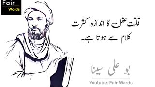 Ibn e Sina Urdu Quotations About Life By Fairwords