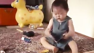 Baby Reading a book