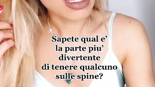 MASHA CAPSIZ ( TENERE SULLE SPINE)