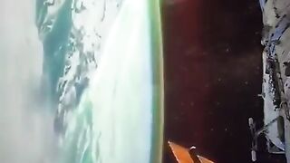 Вид с космоса на северное сеяние