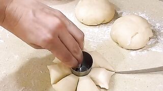 Булочки цветочки