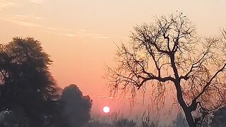 Beautiful morning in my village