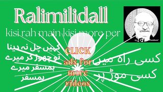 Kisi raah main kisi mor per#oldisgold #Lata #Mukesh #songs Ralimilidall#old is gold