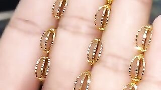 Gold beautiful jewelry set