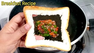 Breakfast Recipe | Morning Bread Omellete | Breakfast Recipes