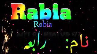 Rabia name shairi|Rabia name status|rabia name meaning|short videos