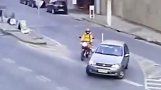 Funny car driving