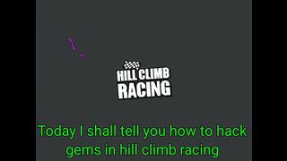 Hack gems in Hill climb racing by cheat engine