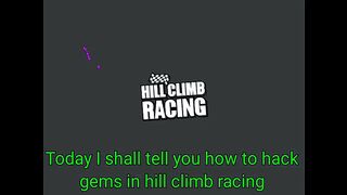 Hack gems in Hill climb racing by cheat engine