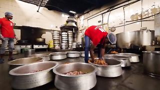 India’s Mega Street Food Factories!! Hyderabad Haleem & Biryani!!