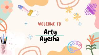 Abstract painting tutorial ????️????