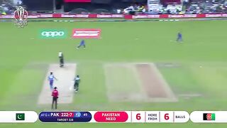 Pakistan cricket match highlights thriling last over against Afghanistan ????