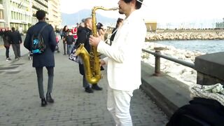 "DANCE MONKEY" - STREET SAX PERFORMANCE
