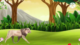 Lion Chasing Deer..... it's Fun