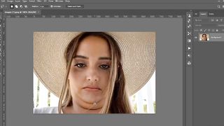 How to remove double chin in Photoshop