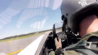 F-16 Fighter Jet demo flight | cookpit flight | cookpit view