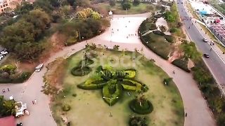 Vientiane, Laos. bird eye view in air.