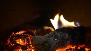 Soothing, calming and Relaxing Music - Fire and Sound - Fireplace Burning Logs