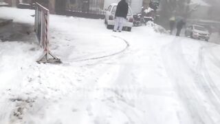 Snow Fall in Murreee Pakistan
