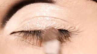 Smokey eye makeup tutorial.