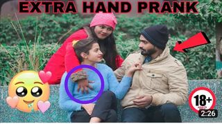Extra Hand Prank Funny Video.