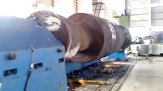 Heavy Duty Face Lathe Machine to Process Rotor Shaft or axle/120T load