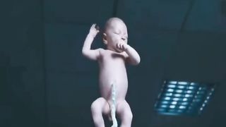 Child born without gravity amazing video.