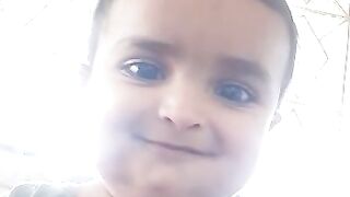 Cute baby Danyal Baloch Playing alone