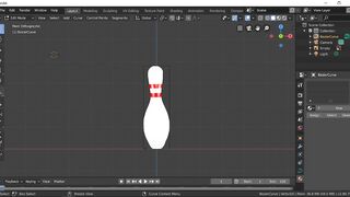 How to make bowling pin design in blender || Blender tutorial