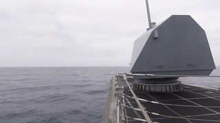 Littoral Combat Ship Live Fire with 57MM Naval Gun System