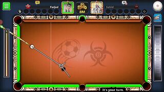 8 ball poll black trick short